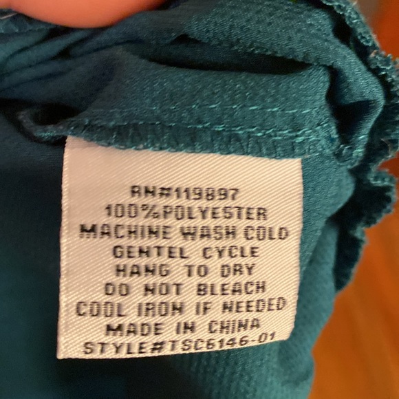 ❤️ Eclair Green Dressy Blouse size XL❤️ - Picture 7 of 7